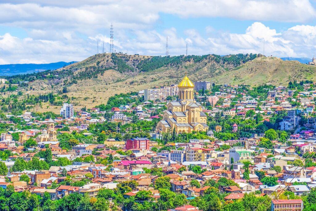 Tbilisi je mesto, ktoré sa oplatí vidieť z vtáčej perspektívy.